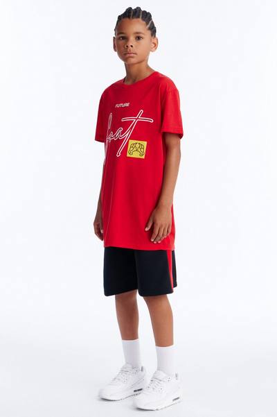 Mini Future GOAT Short Set - Red/Black