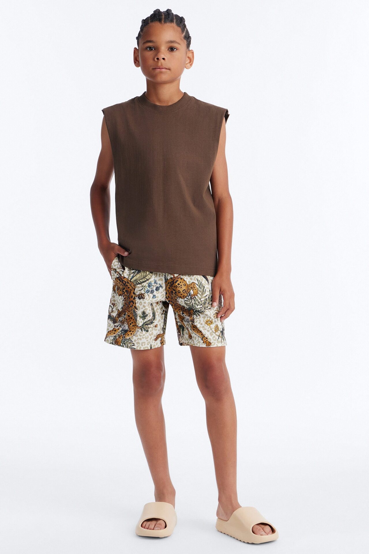 Mini Jungle Cruise Swim Trunk - Multi Color