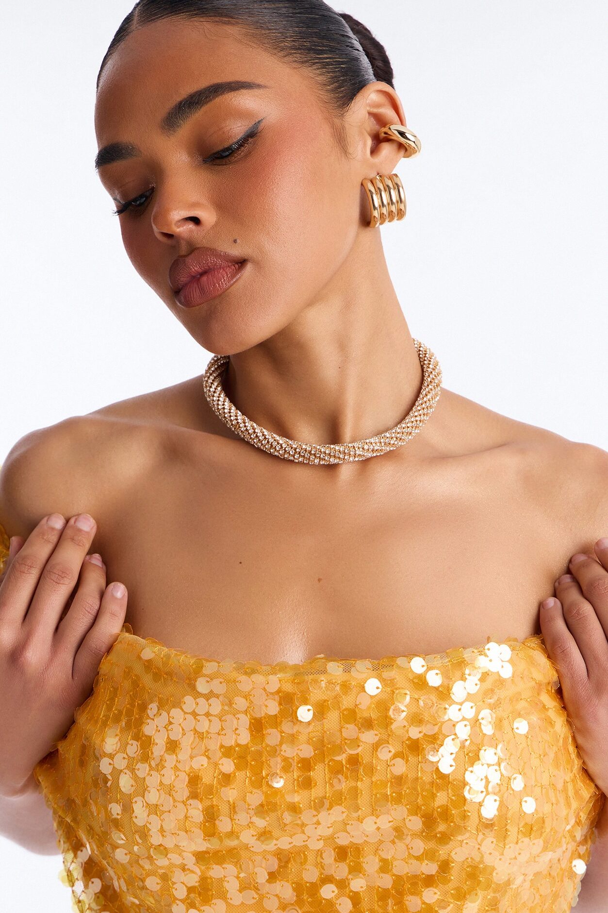 Rich Wife Choker - Gold