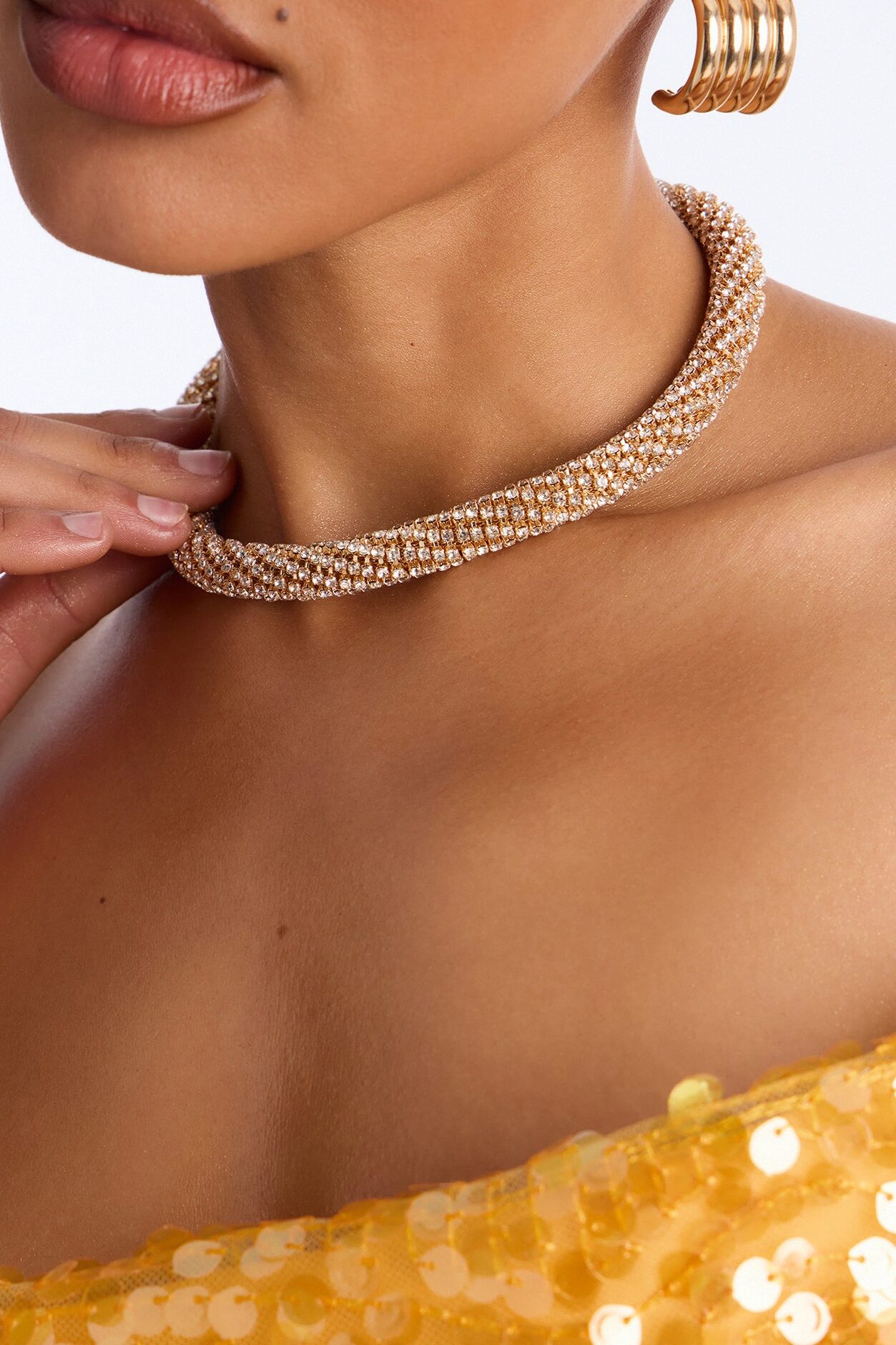 Rich Wife Choker - Gold