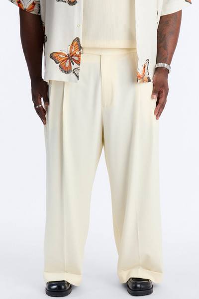 Wide Leg Vanderbilt Gurkha Trouser - White/combo