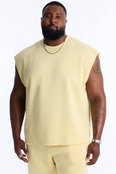 Tyson Relaxed Muscle Tee - Yellow