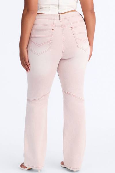 Headed West Straight Leg Pant - Pink