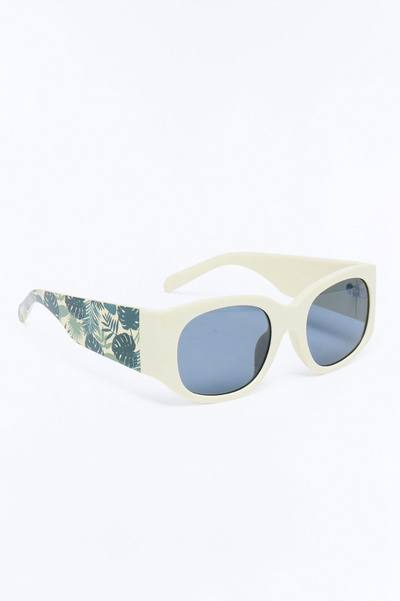 Tropical Vaycay Sunglasses - Cream