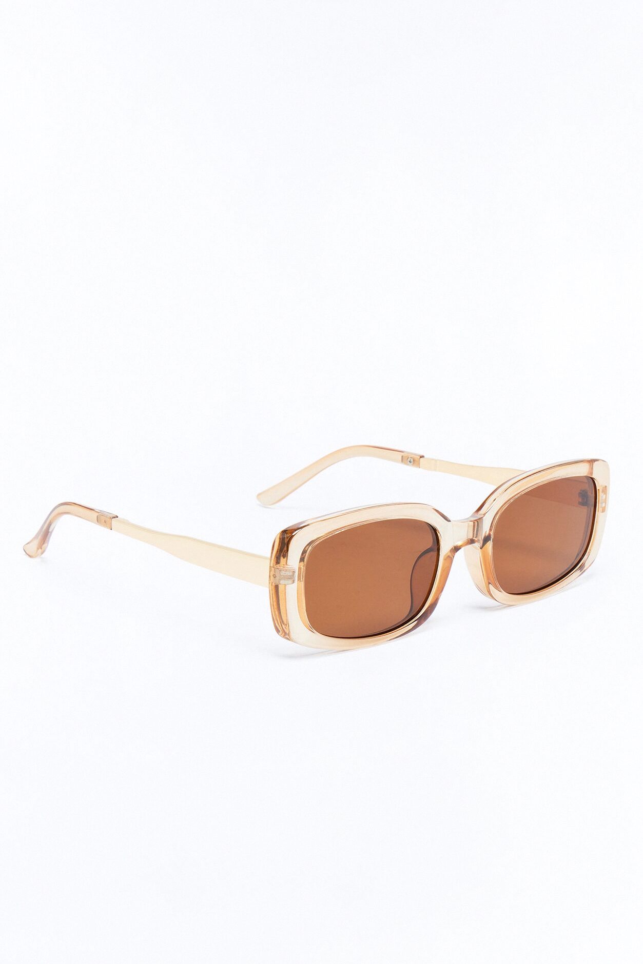 In Uniform Square Sunglasses - Brown