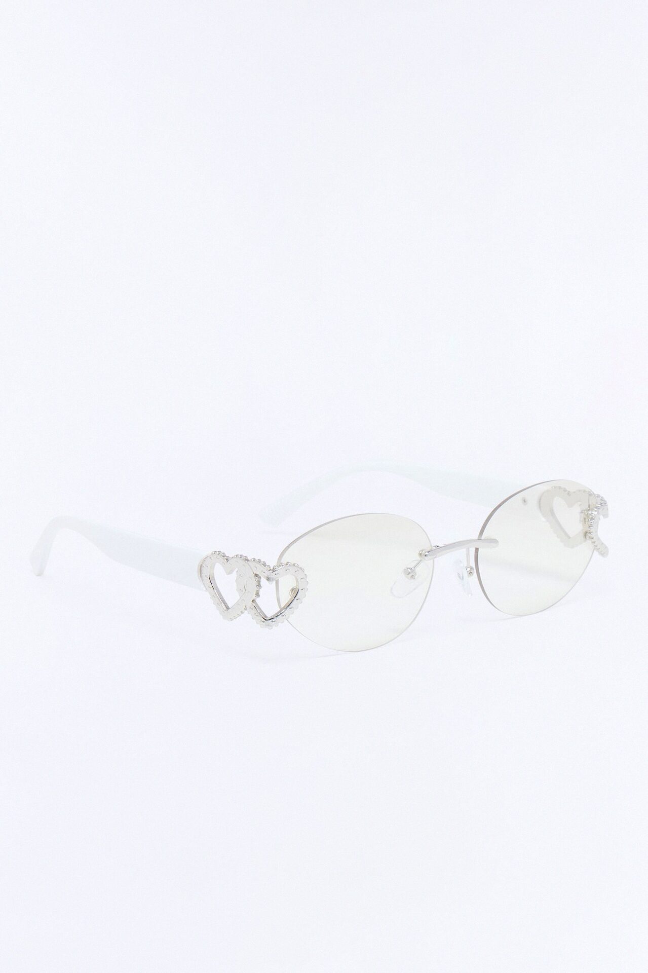 Lover Girl Glasses - White