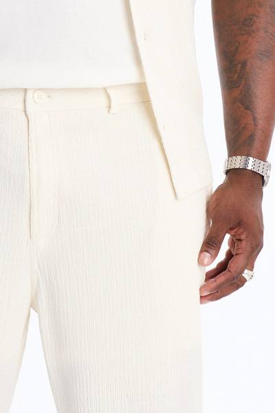 Straight Burton Pant - White