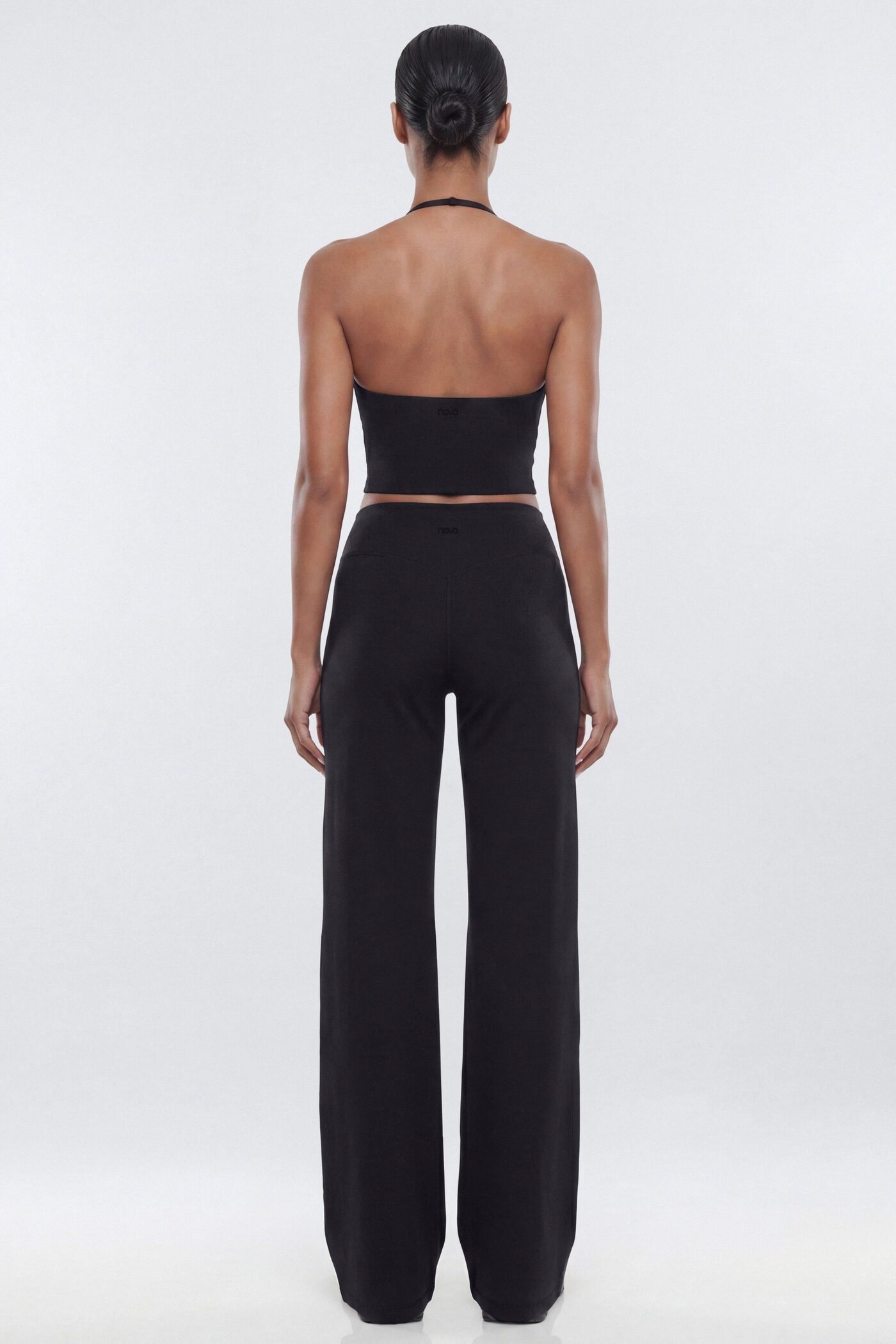 ButterSoft 34″ Mid Rise Straight Leg Active Pant - Black