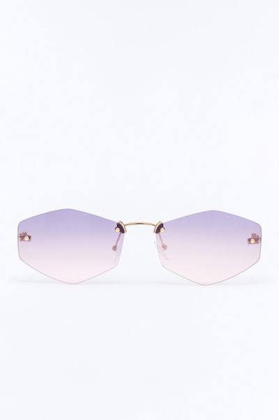 Sunset Send Off Sunglasses - Purple