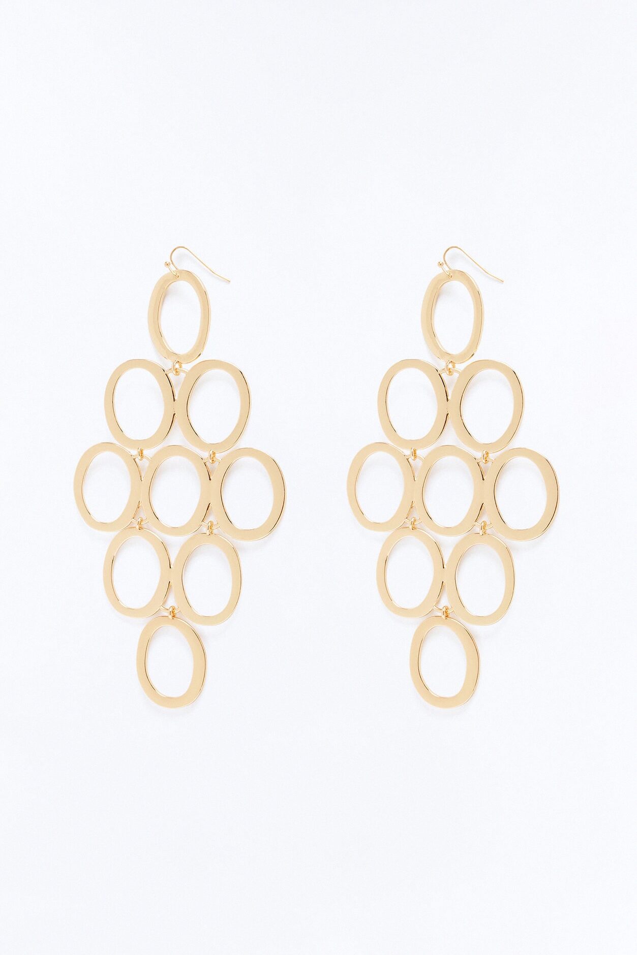 Aura Statement Earrings - Gold
