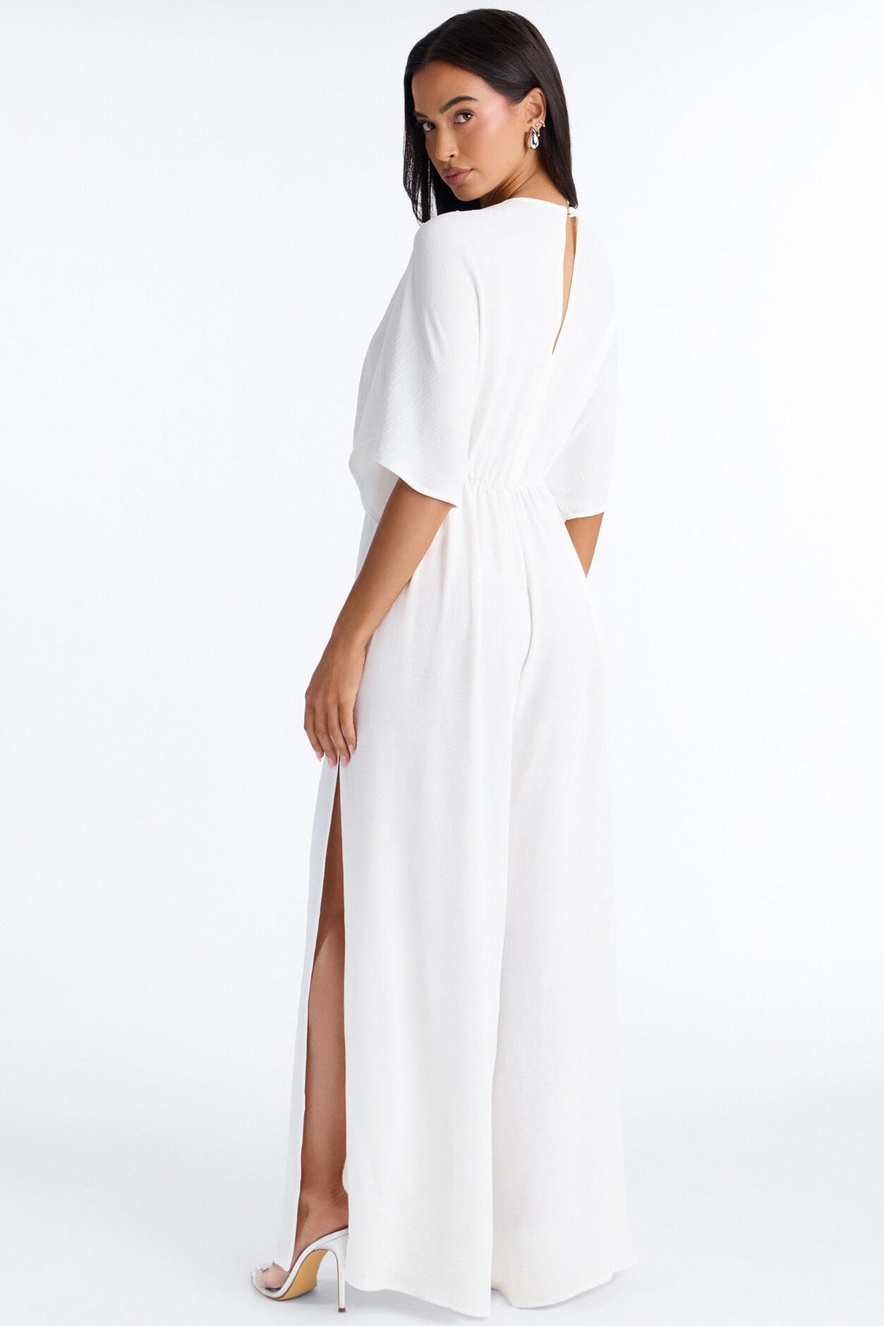 Drift Away Airflow Wide Leg Jumpsuit - White