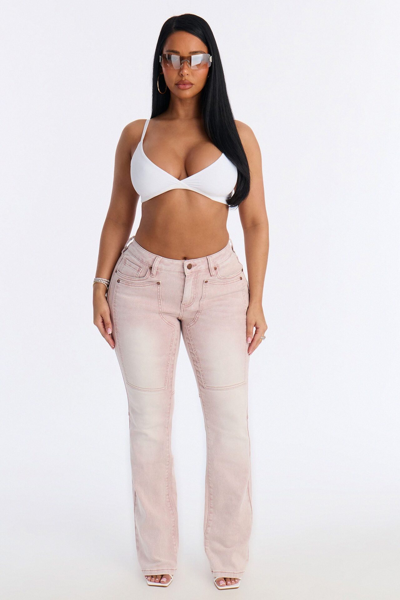 Headed West Straight Leg Pant - Pink