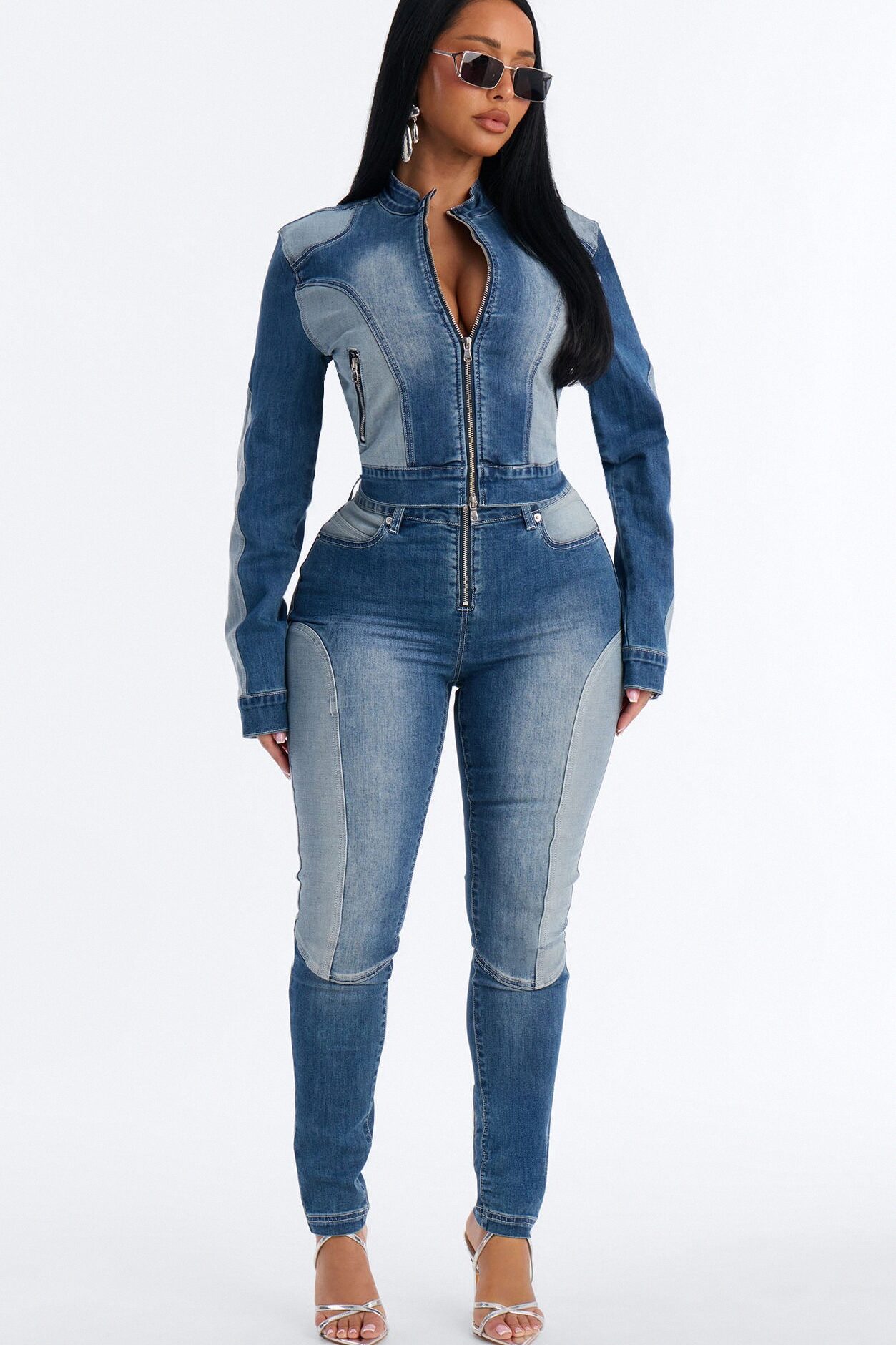 Ride At Dawn Denim Moto Jacket - Light Wash