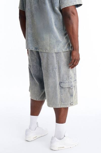 Ohio Corduroy Baggy Short - Blue