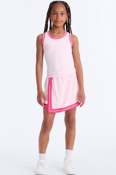 Mini Jade Active Skirt Set - Pink