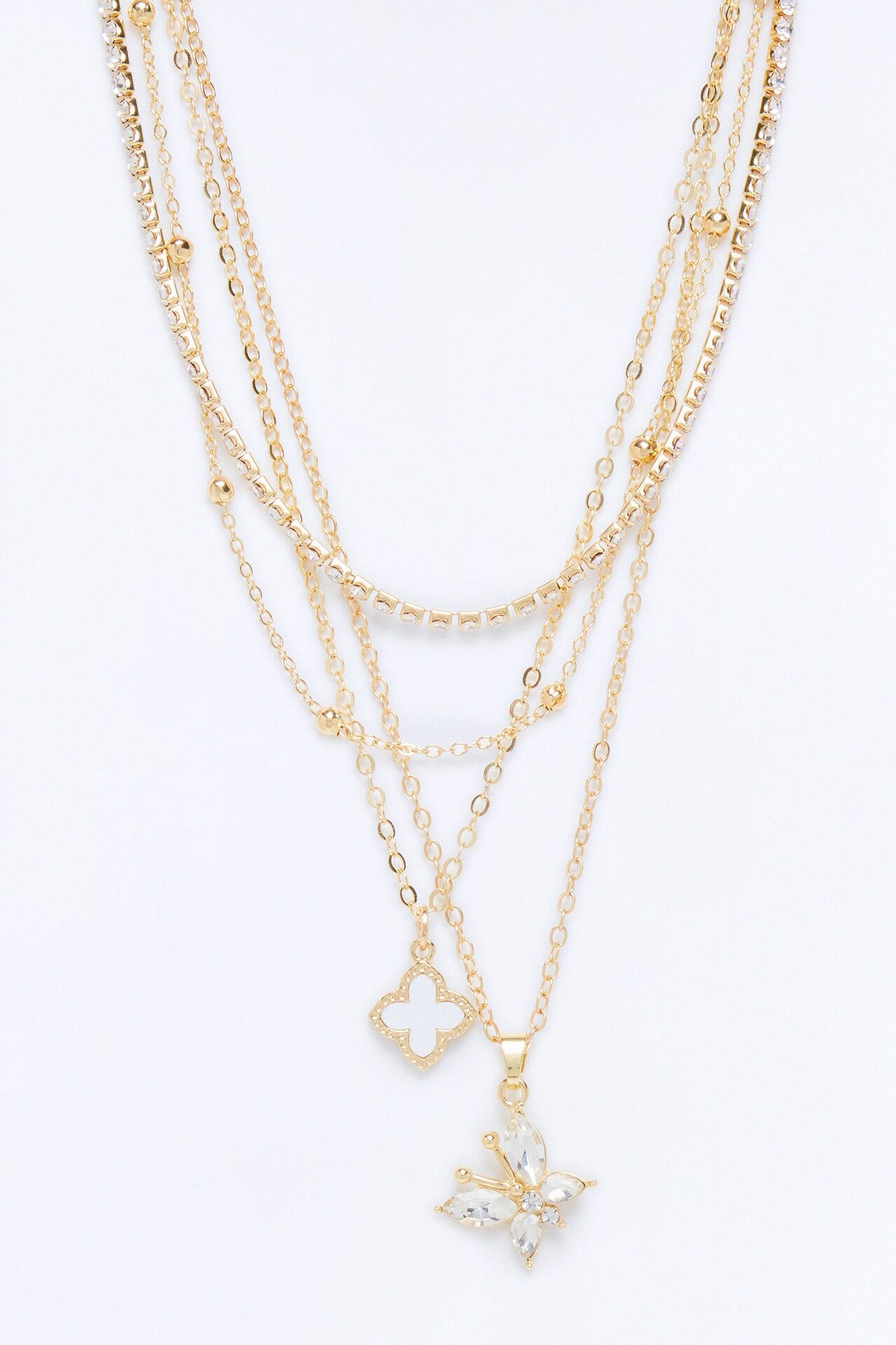 Forever Dreaming Layered Necklace - Gold