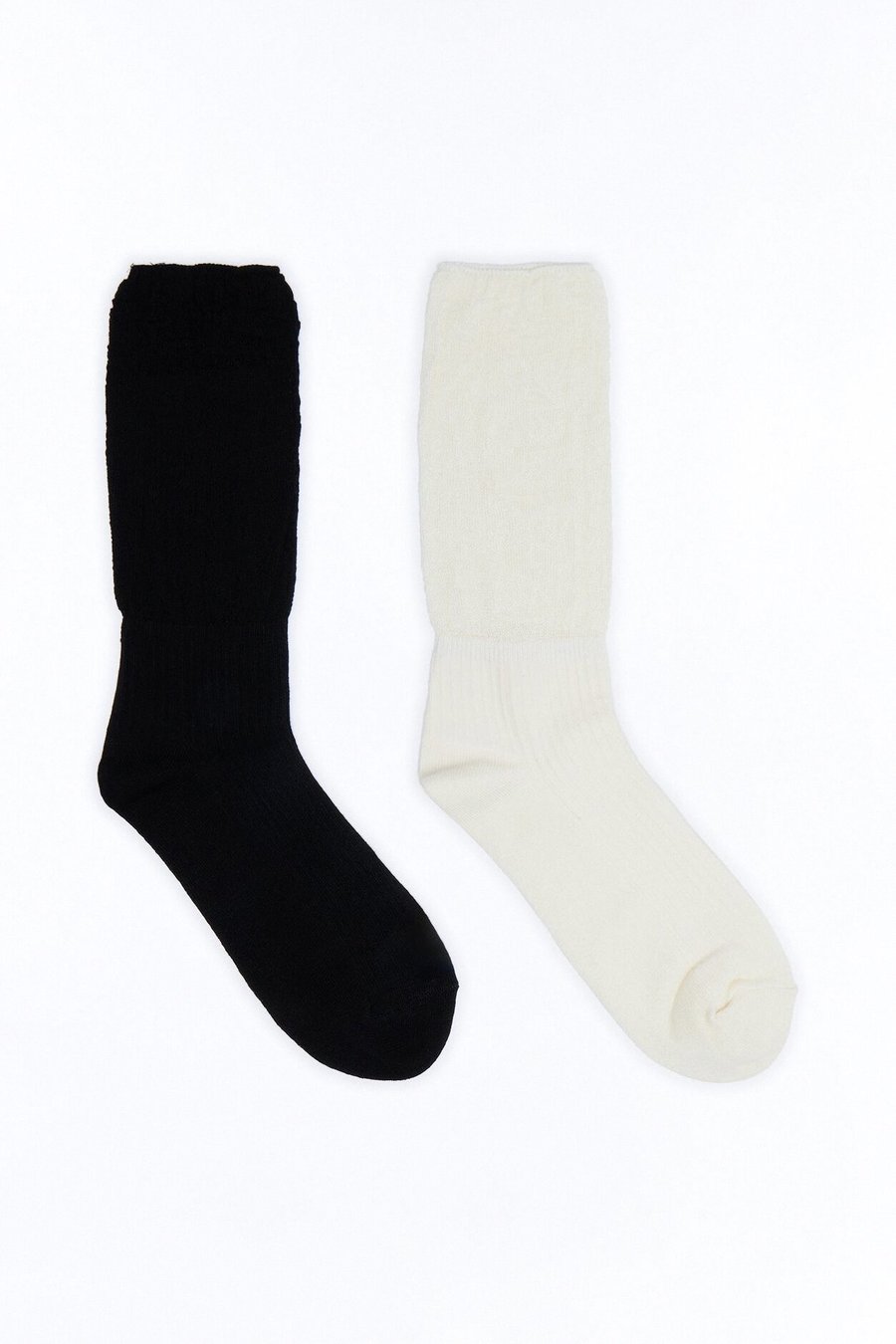 Gentle Soul 2 Pack Crew Socks - Ivory