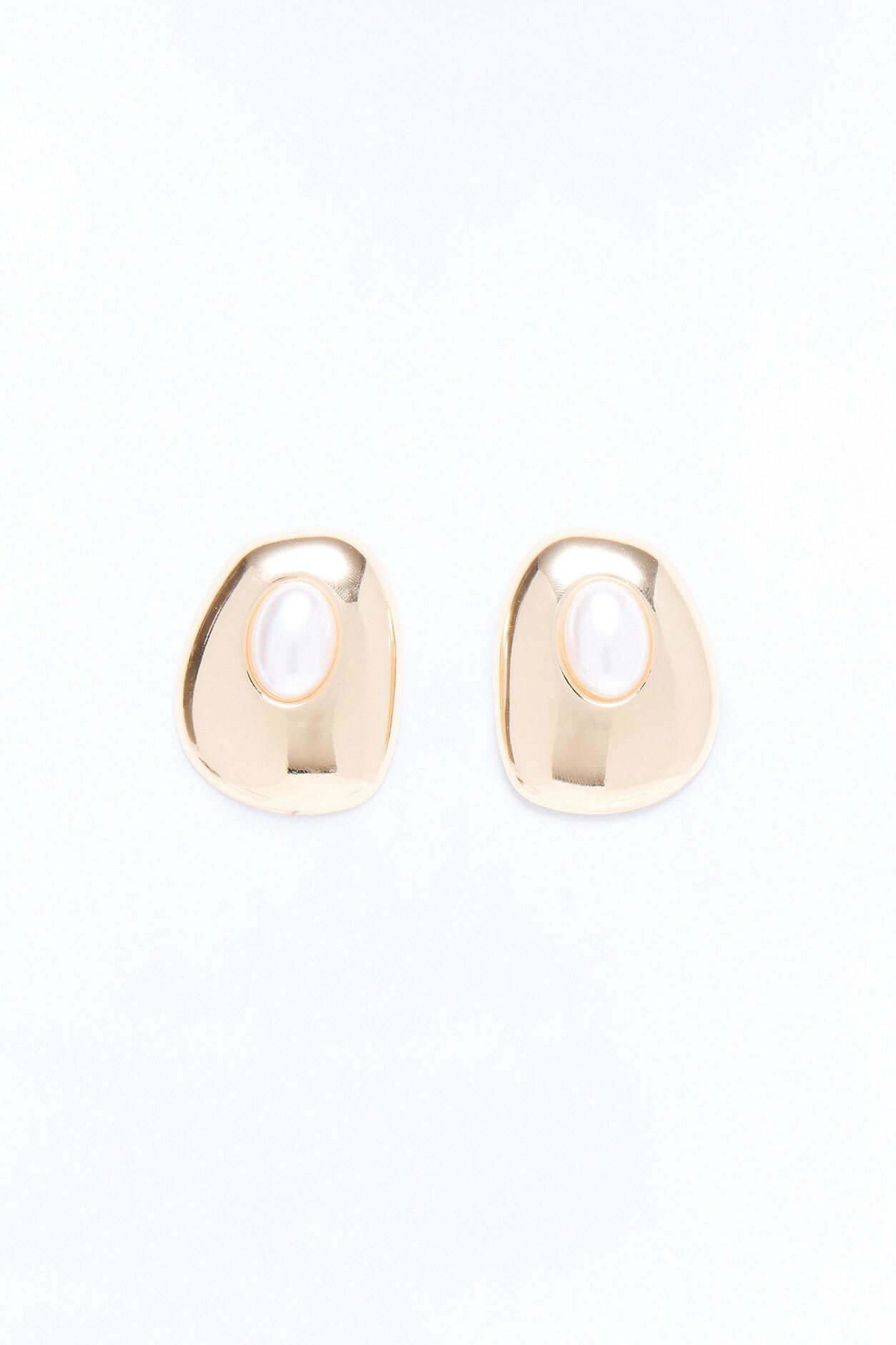 Adora Earrings - White/Gold