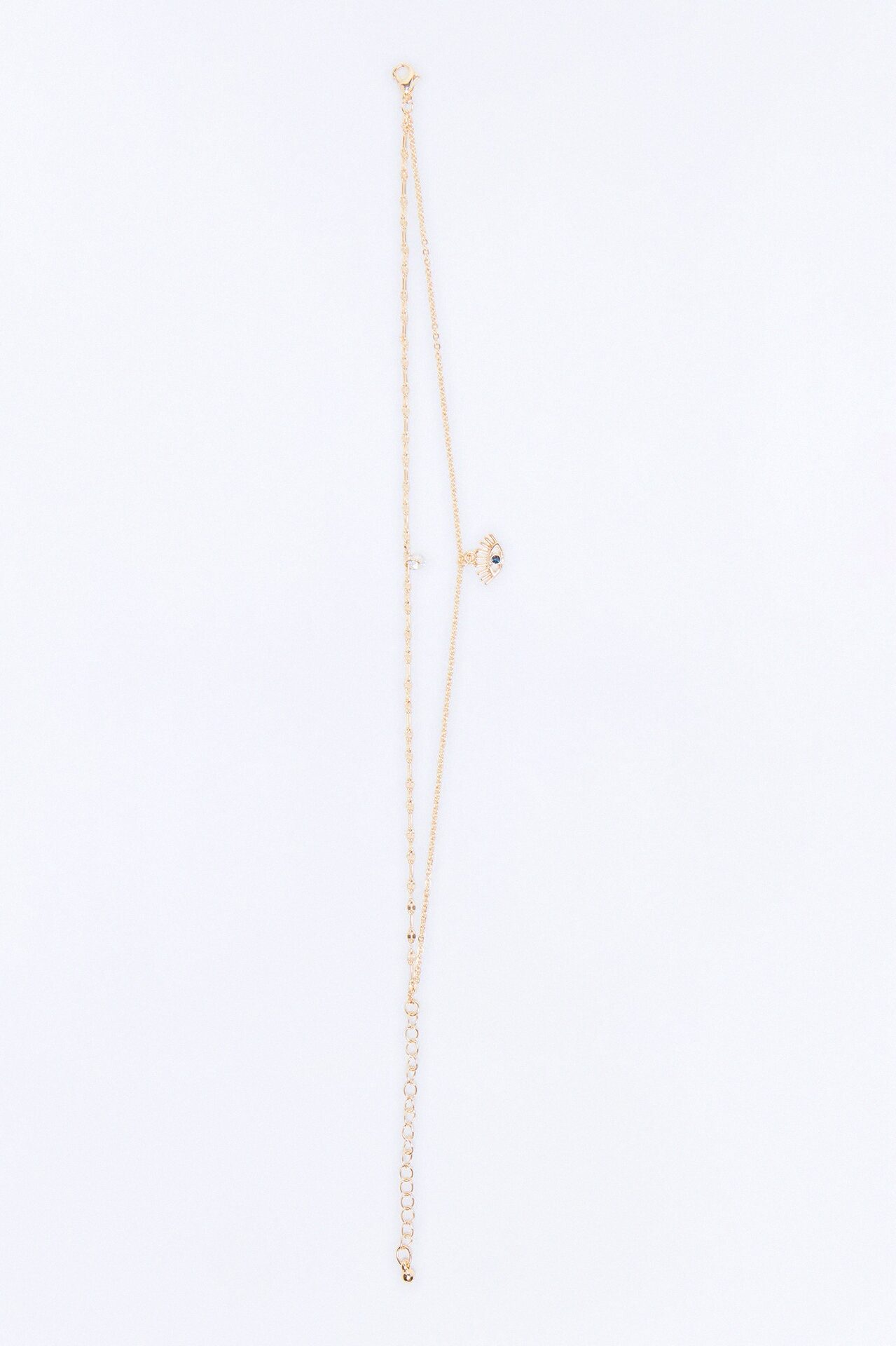 Guardian Gaze Evil Eye Anklet - Gold