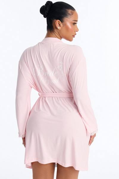 Squad Needs A Martini Robe - Pink