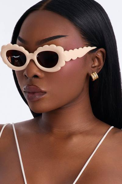 Razor Laser Sunglasses - Nude