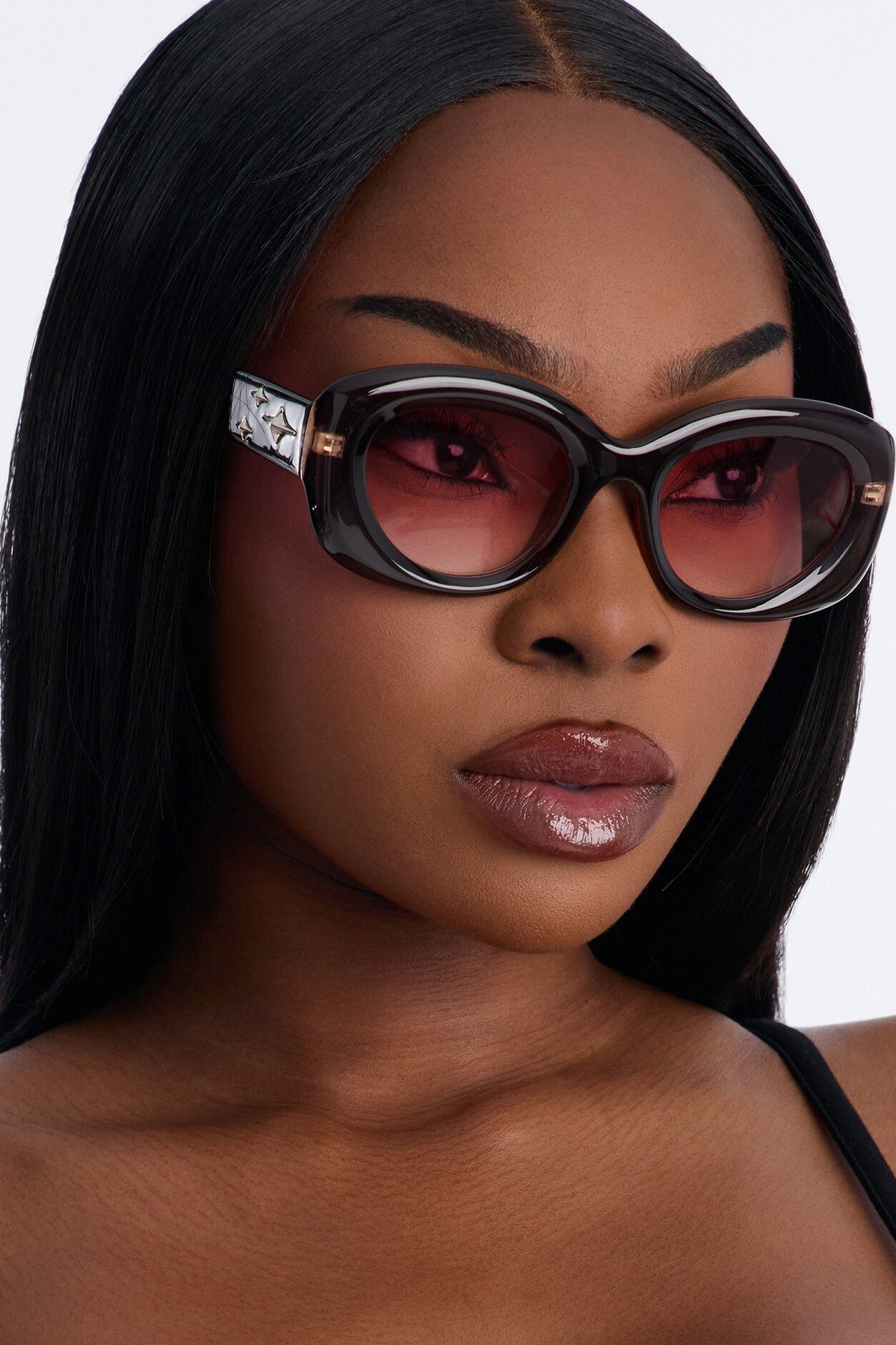 Star Bright Sunglasses - Black/Pink