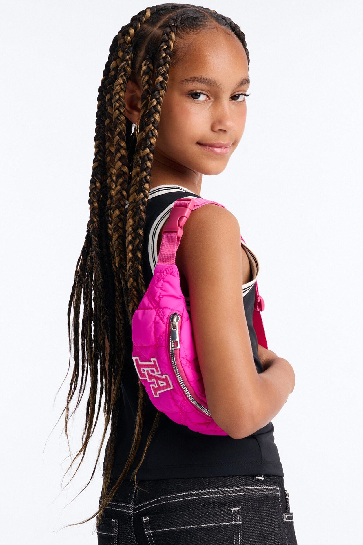 Mini LA's Most Finest Fanny Pack - Hot Pink