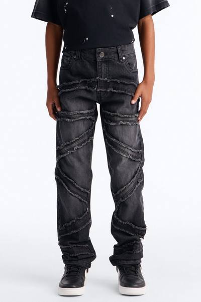 Mini We'll See Fray Jeans - Black