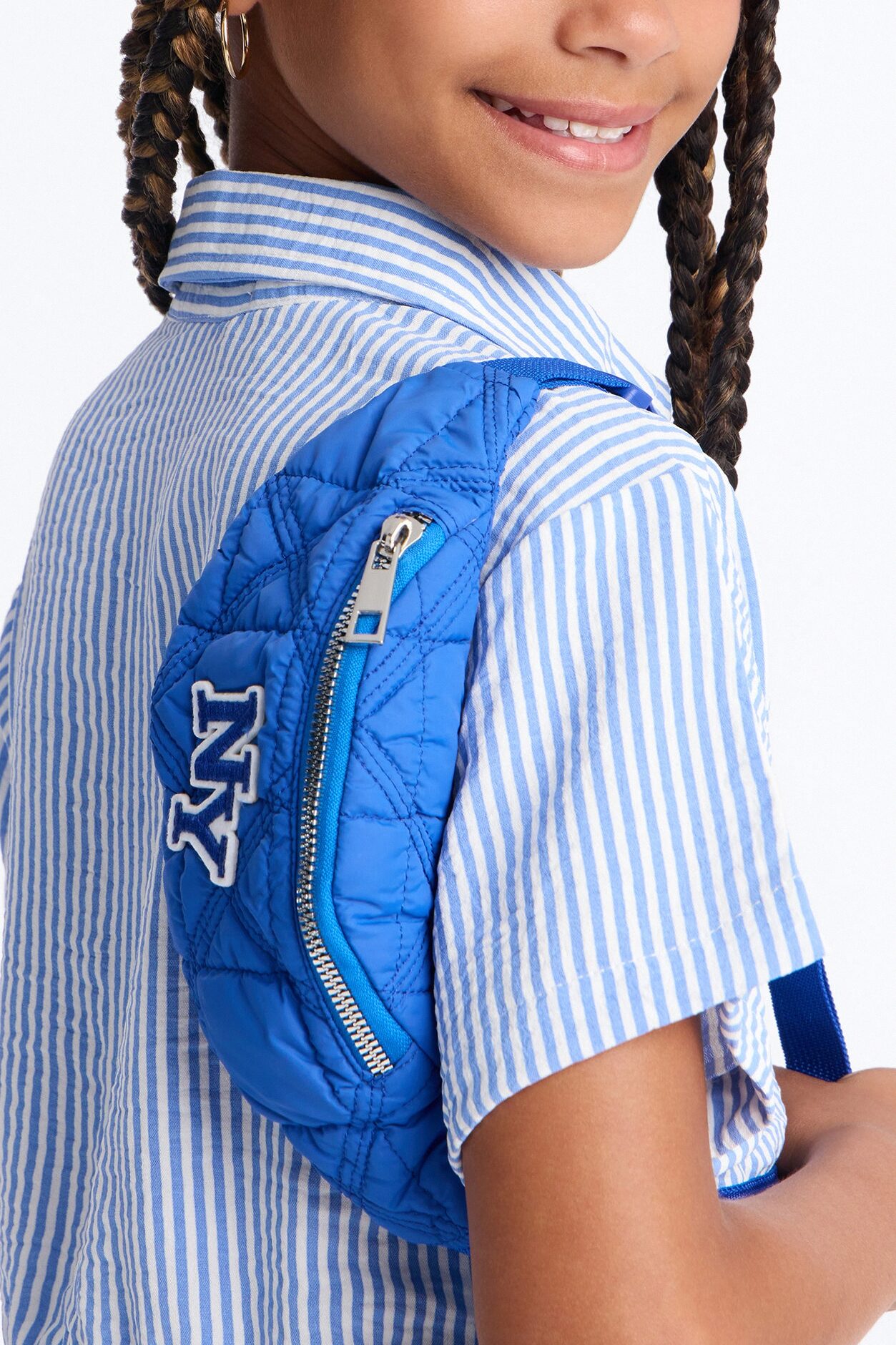Mini NY's Most Finest Fanny Pack - Blue