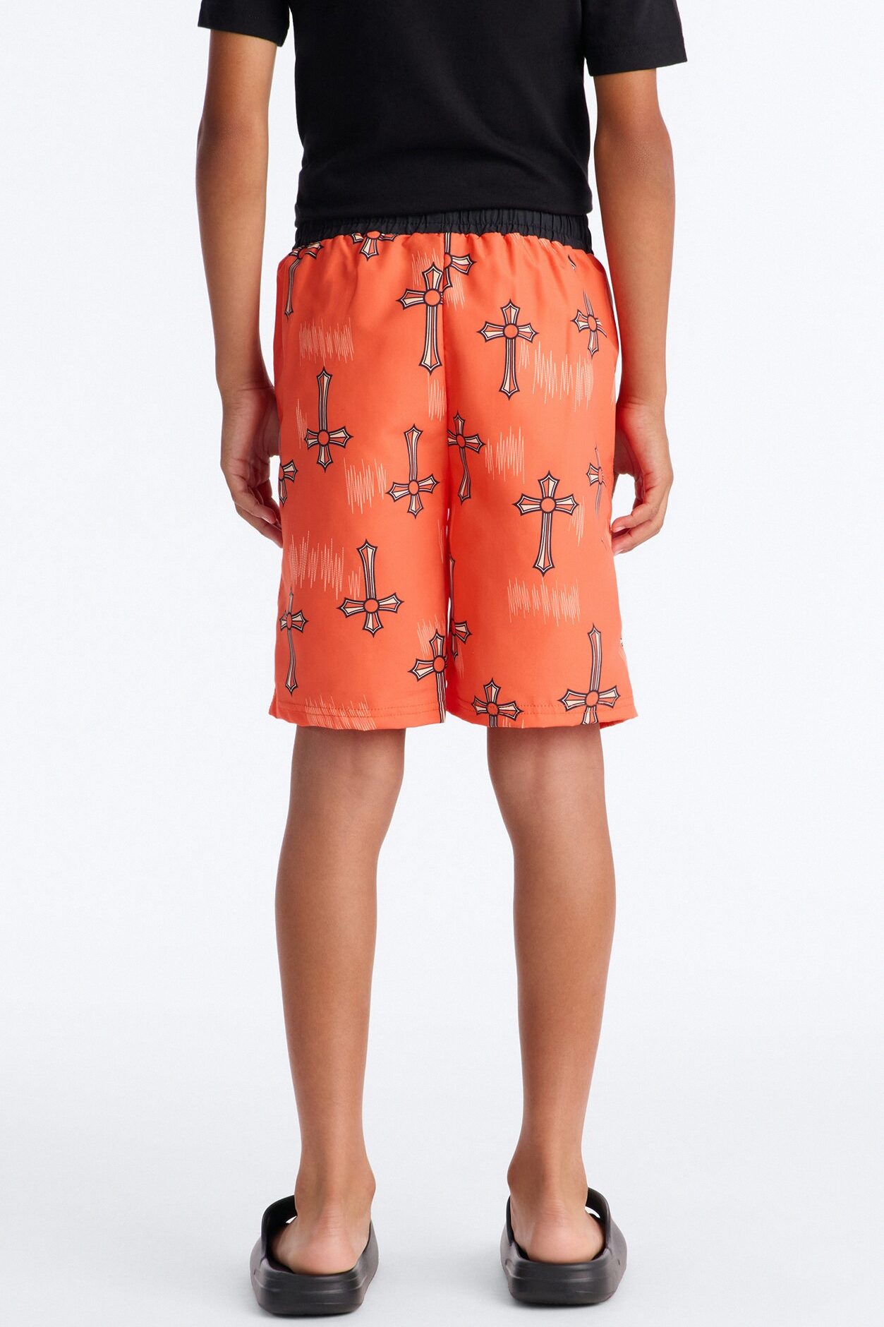 Mini Southpole Crosses Swim Trunk - Orange