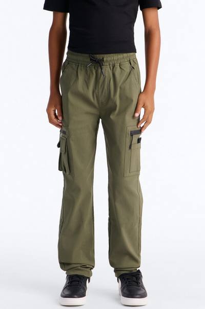 Mini Joseph Tech Twill Cargo Pants - Olive