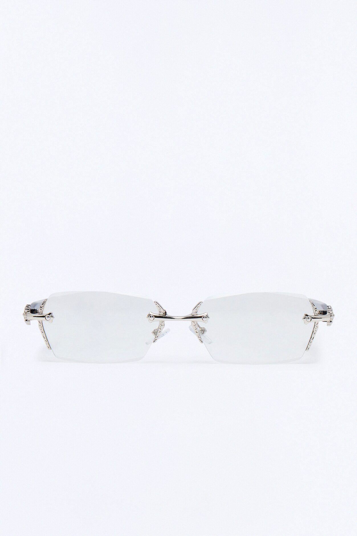 Retro Abraxas Sunglasses - Black/Silver