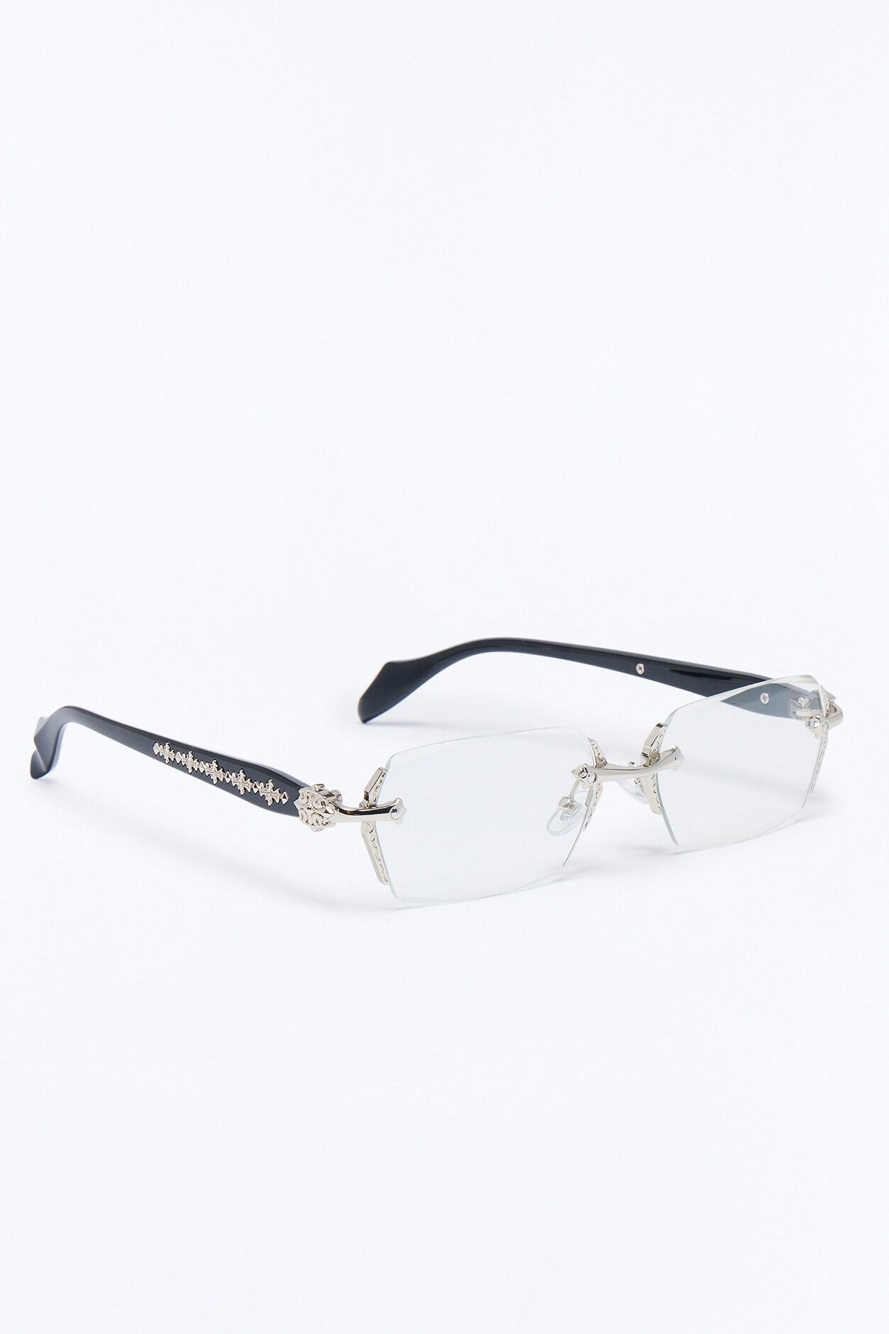 Retro Abraxas Sunglasses - Black/Silver