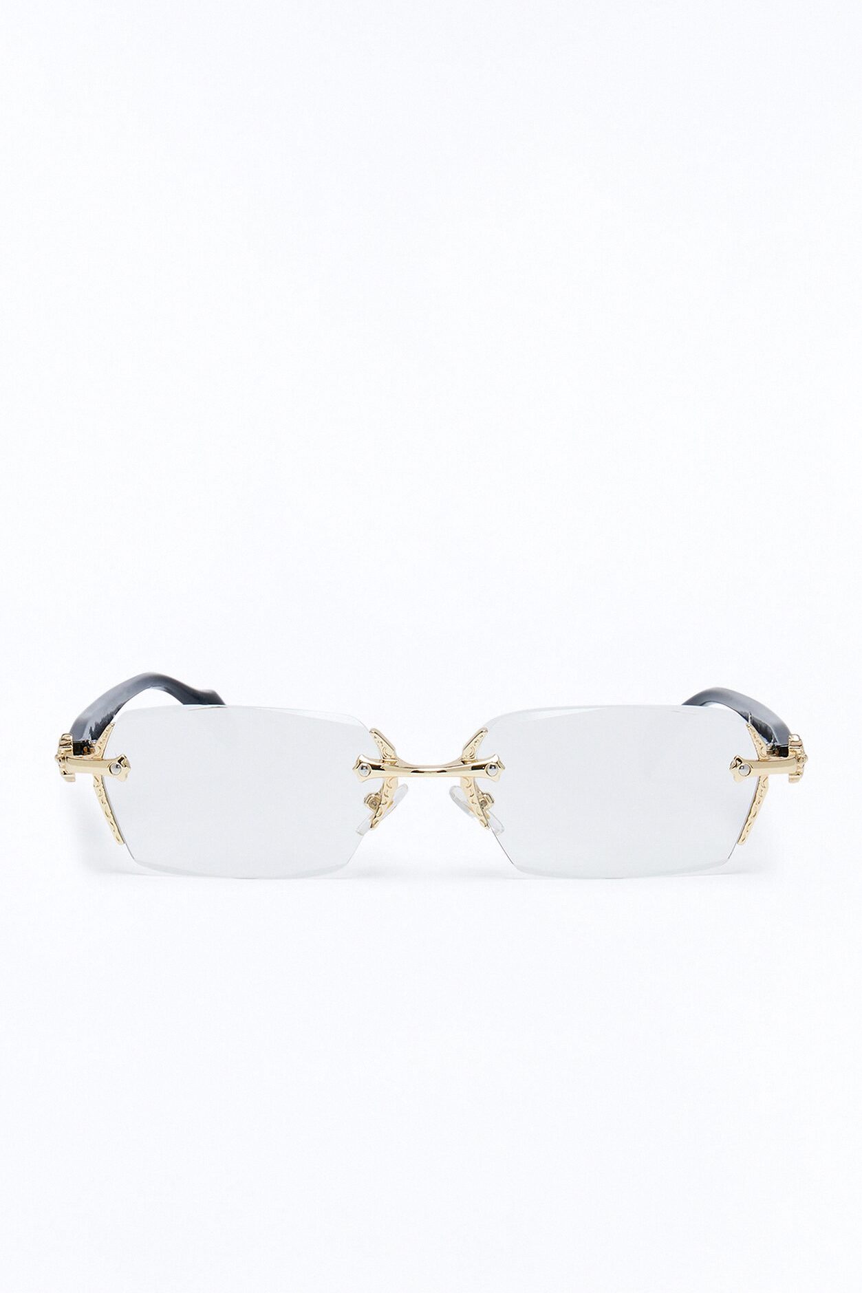 Retro Abraxas Sunglasses - Black/Gold