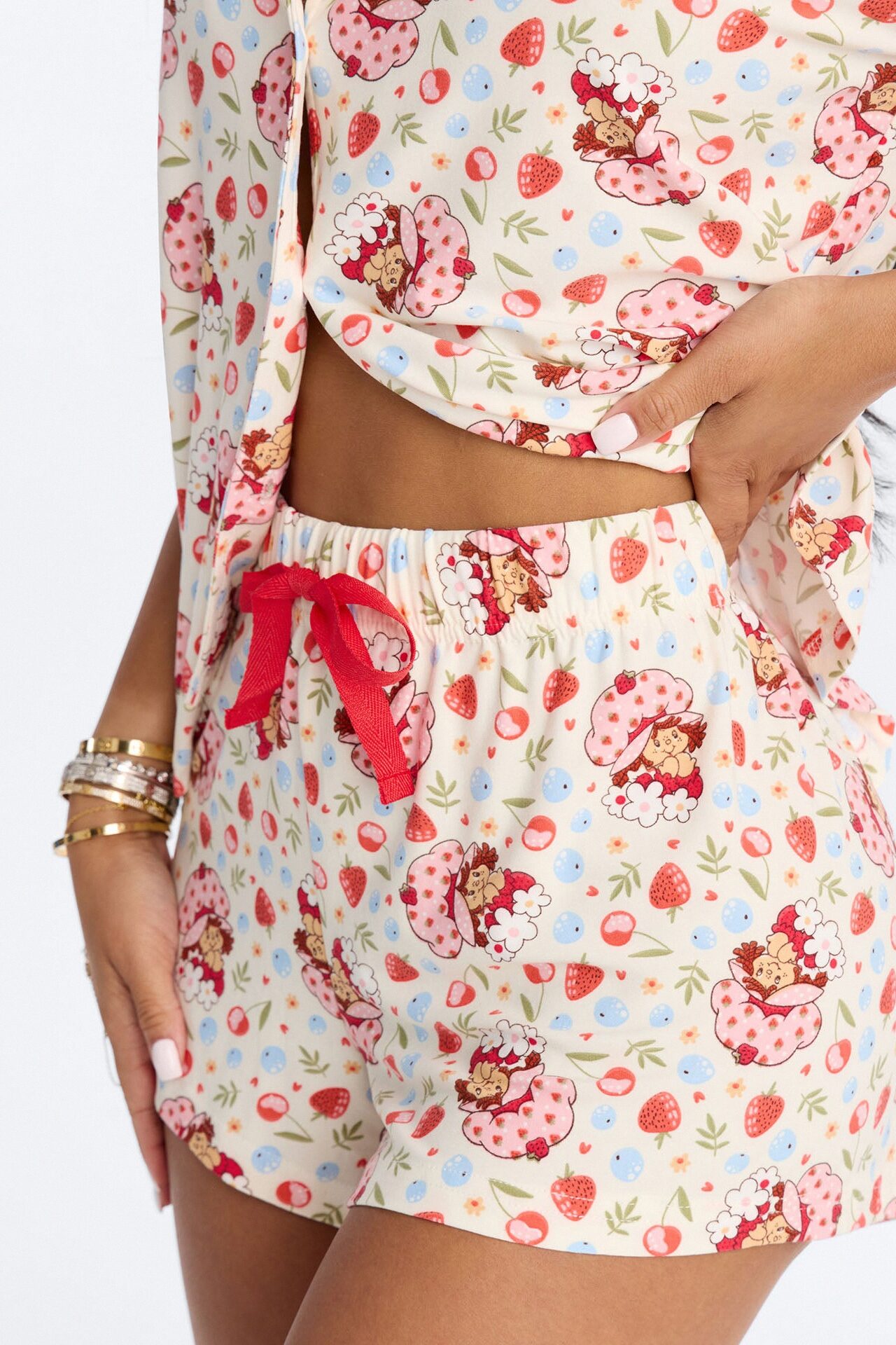 Strawberry Shortcake's Fruits & Florals PJ Short Set - Multi Color