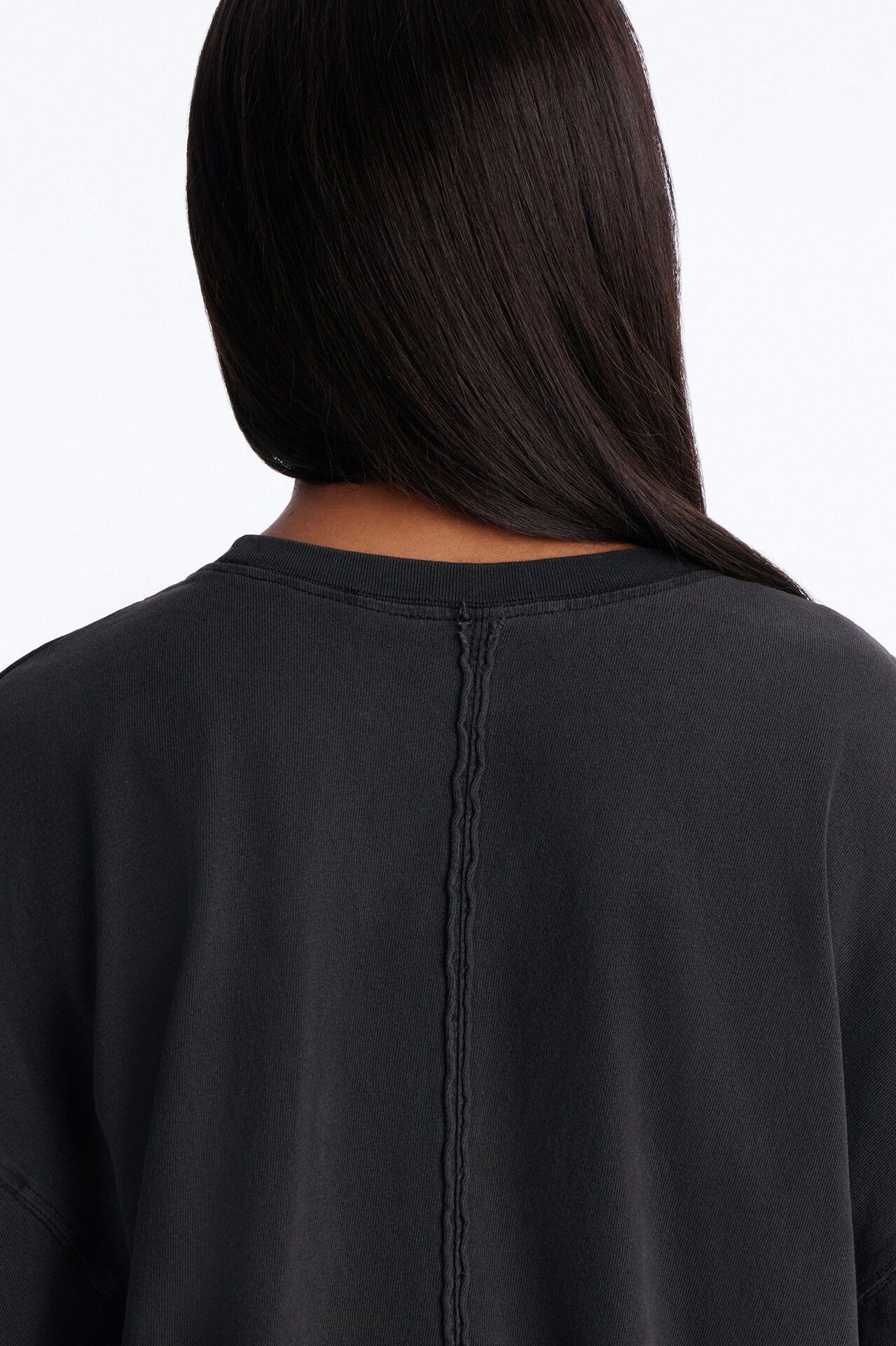 London Washed Oversized Short Sleeve T-Shirt - Black