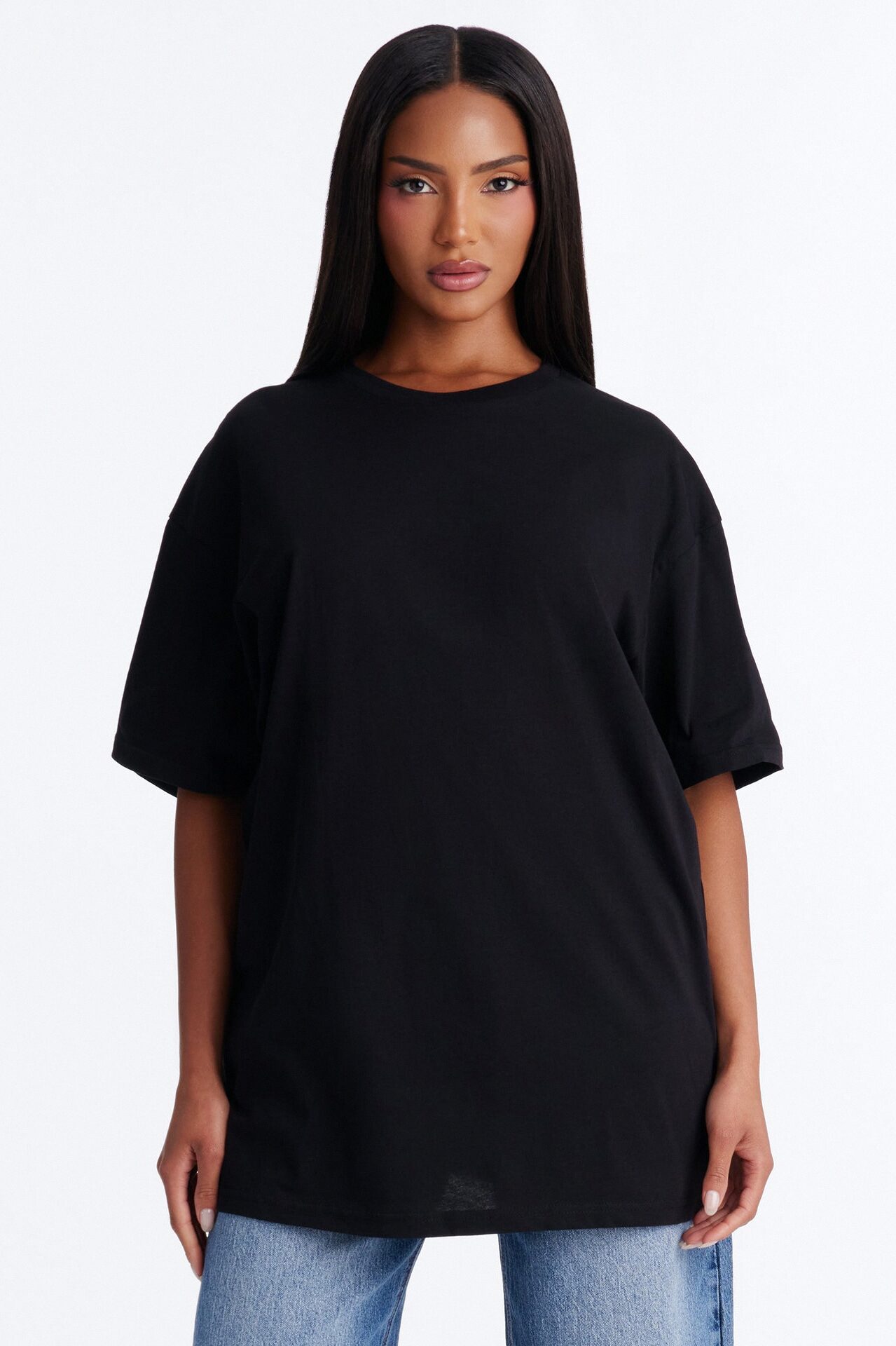 Easy Days Oversized T Shirt - Black