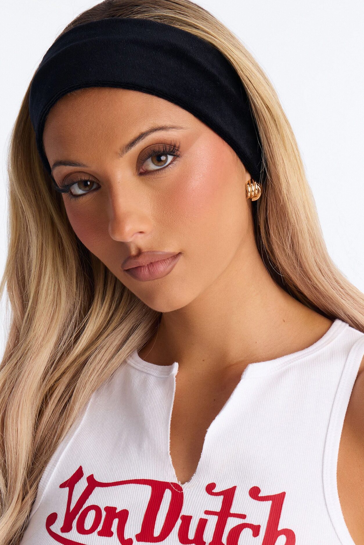 Softest Touch 2 Piece Headband Set - White/Black