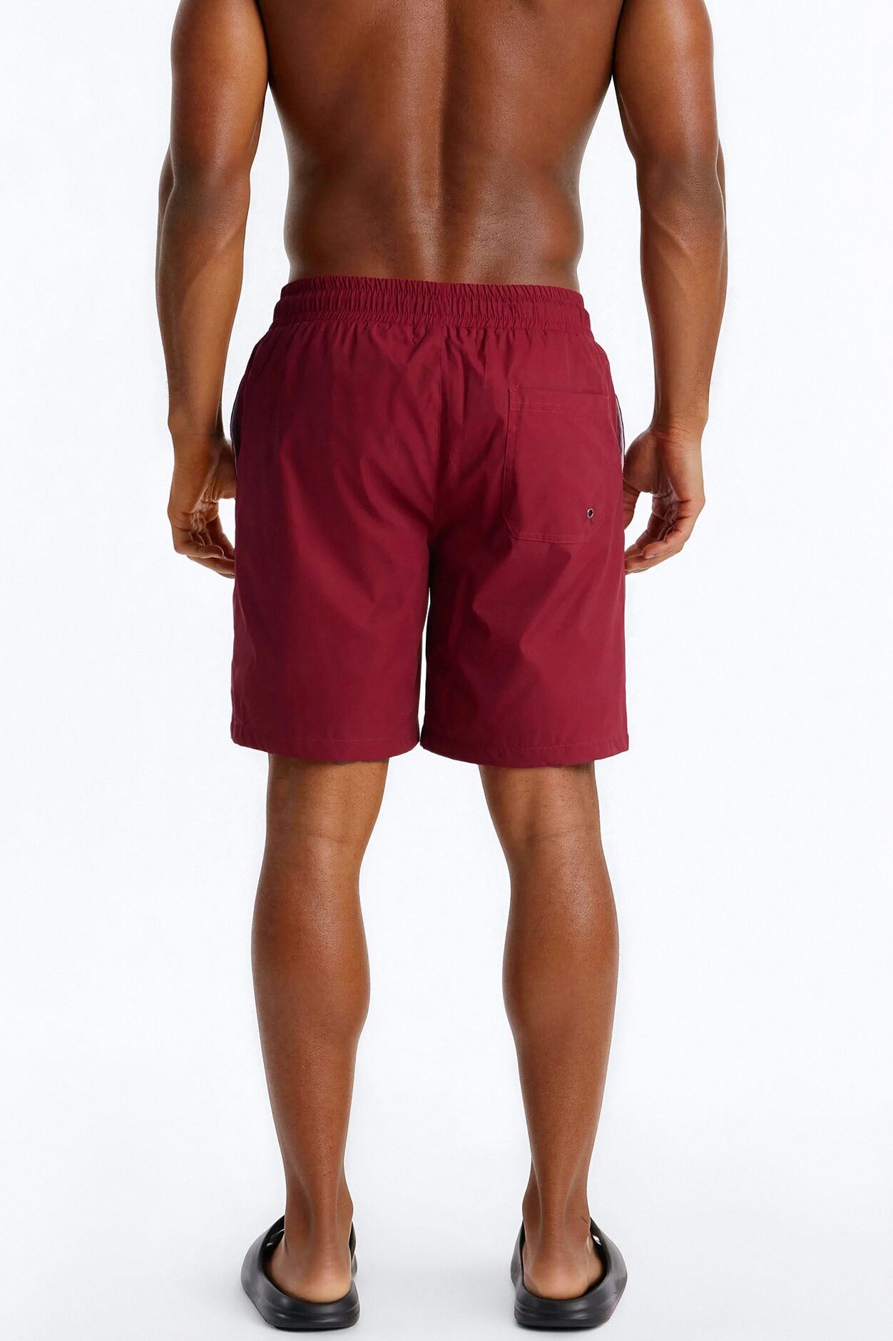 Scarface Vice Paradise Swim Trunk 7″ - Red