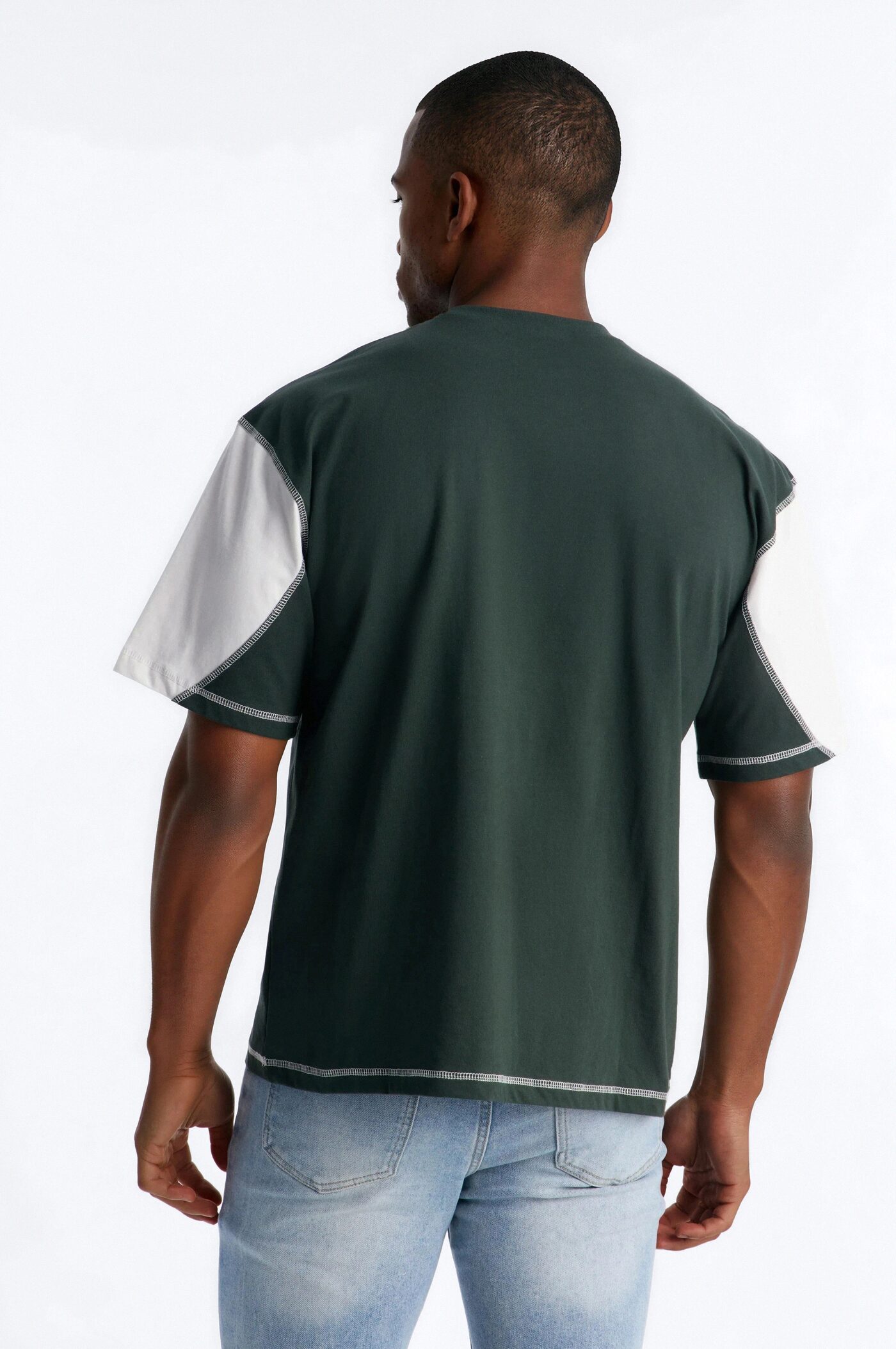 Dope Dreams Color Block Jersey - Green