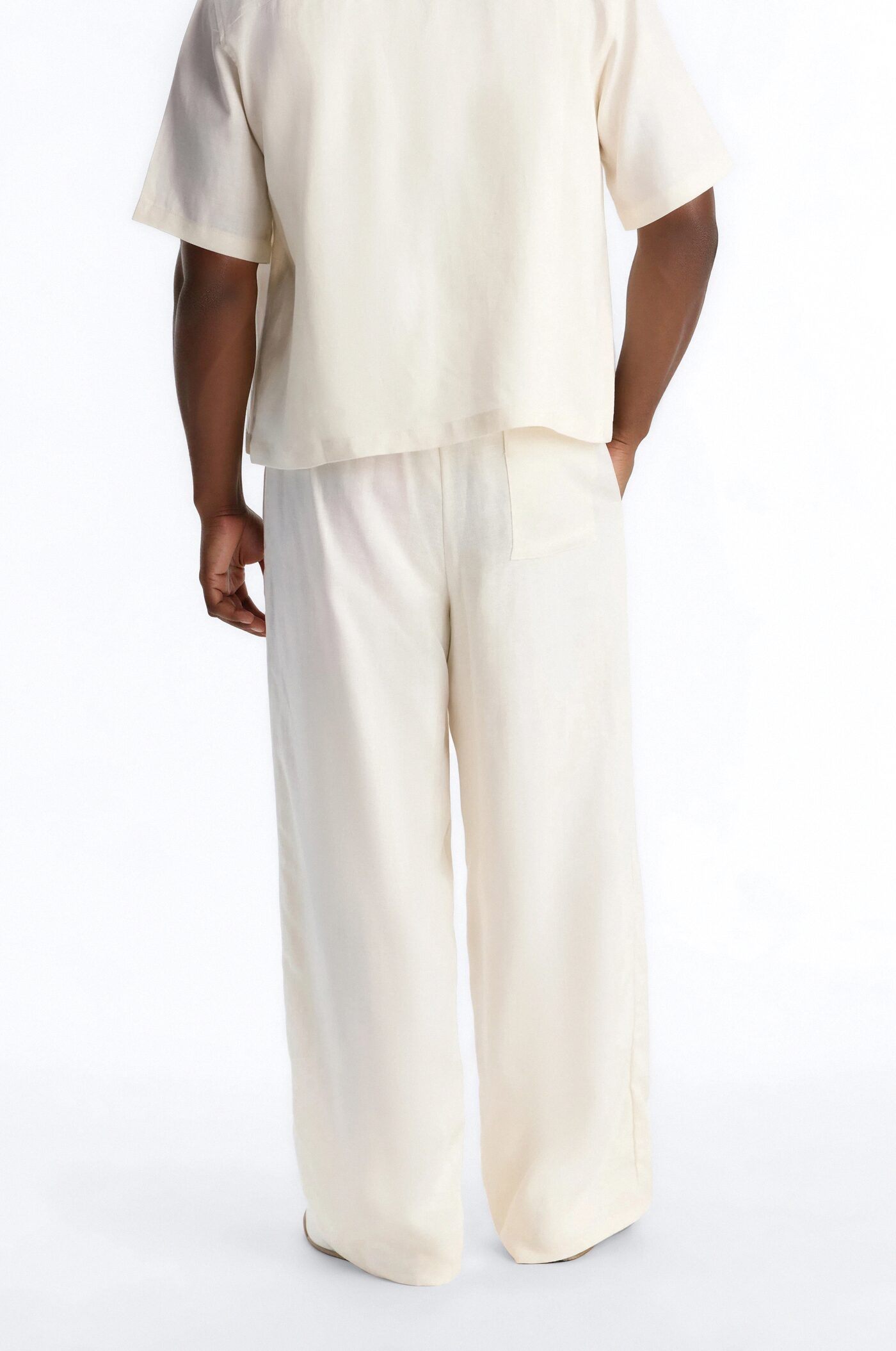 Wide Leg Wastelander Pant - Cream