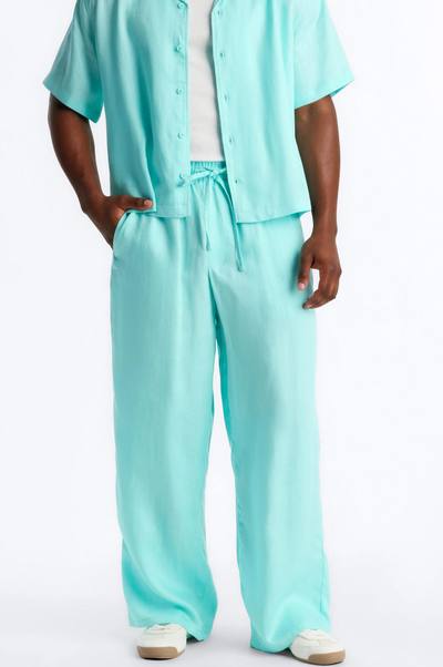 Wide Leg Wastelander Pant - Turquoise