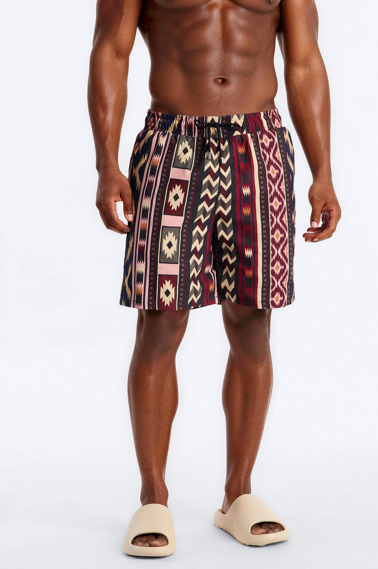 Tiki Current Swim Trunk 7″ - Multi Color