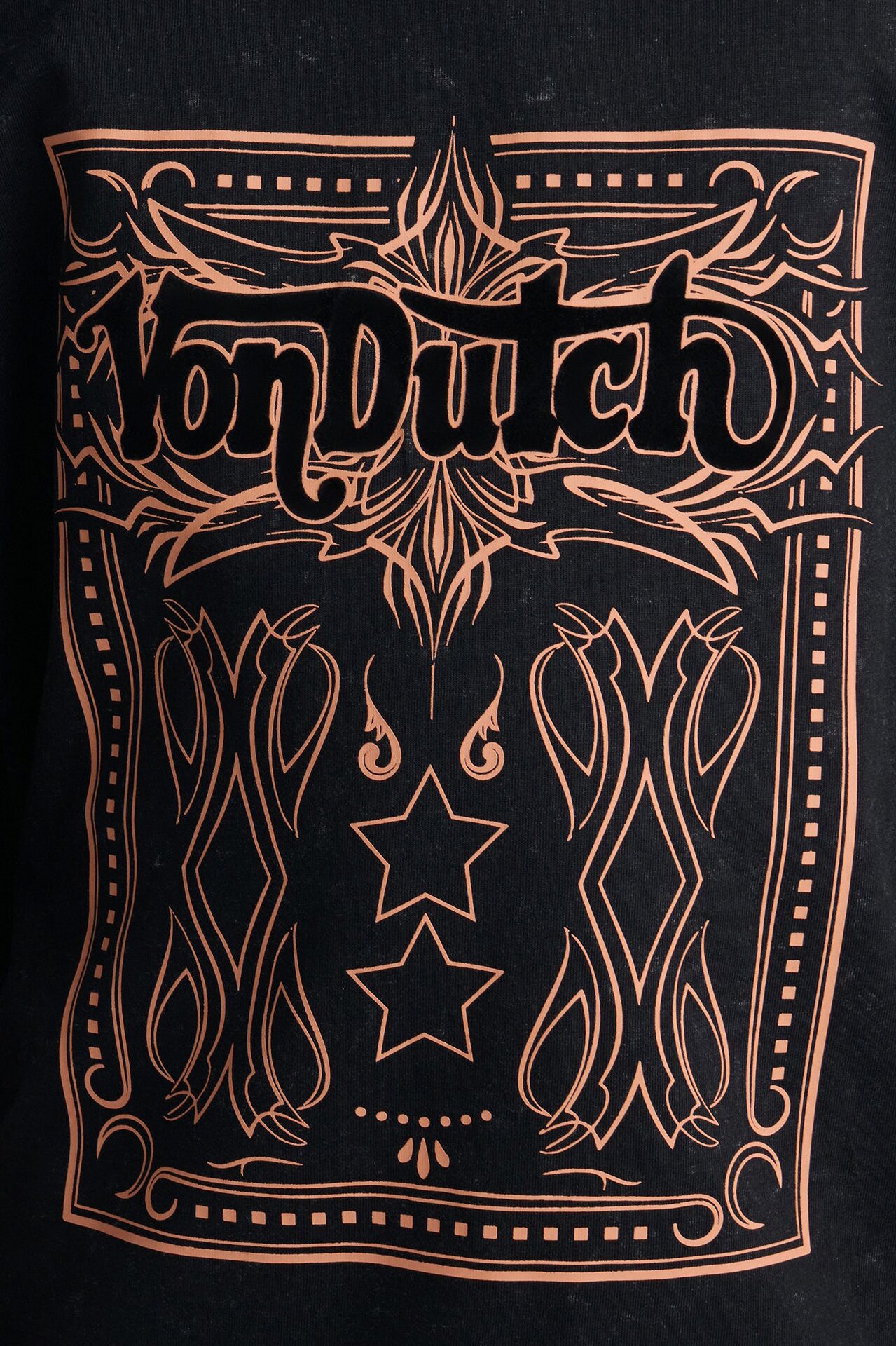 Mini Von Dutch Desert Spirit Oversize Tshirt - Black