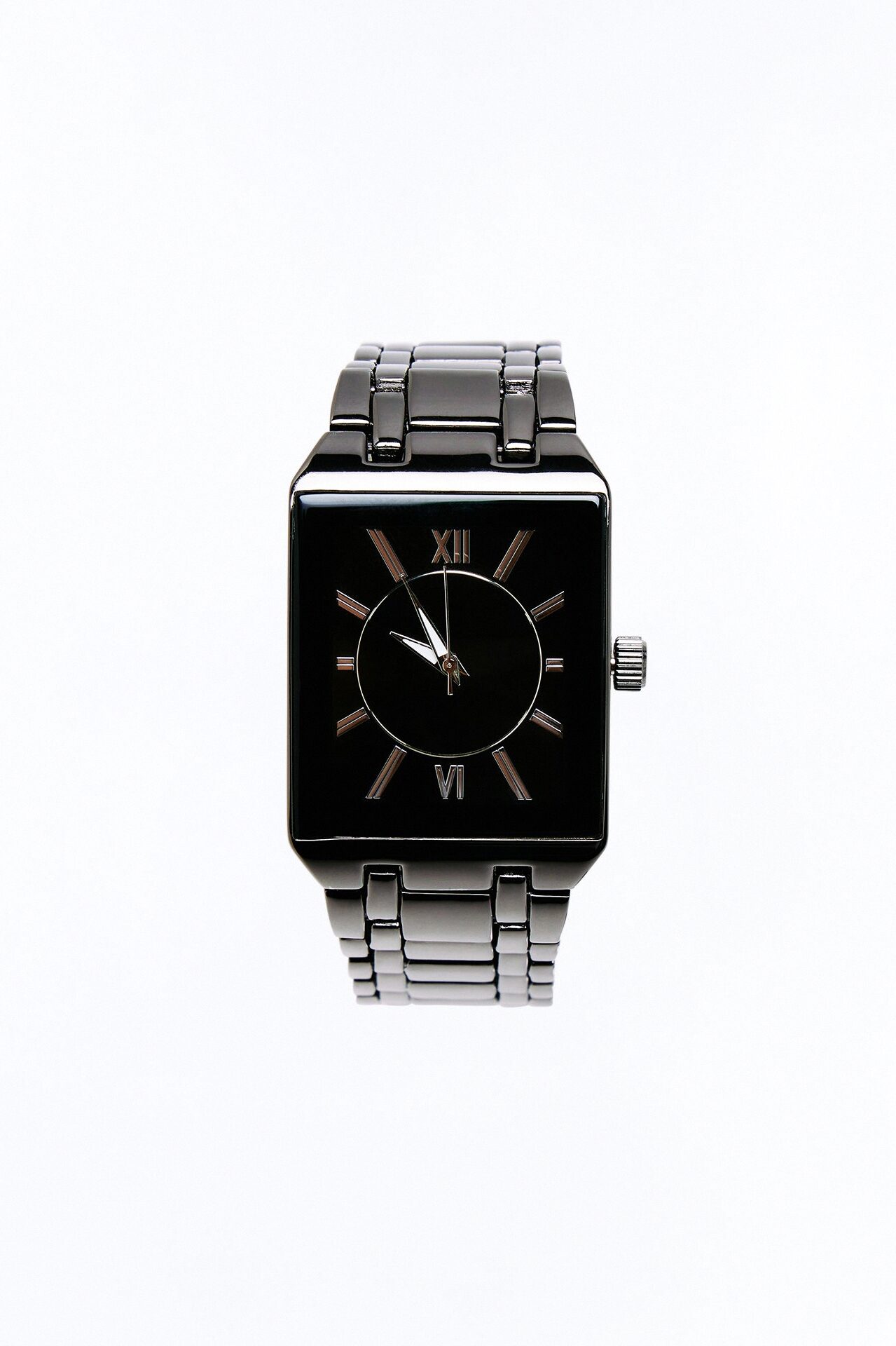 Obsidian Elegance Watch - Gunmetal