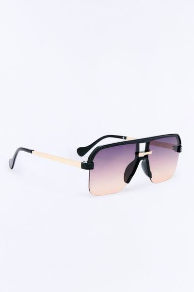 Till The Sun Rose Sunglasses - Black/Orange
