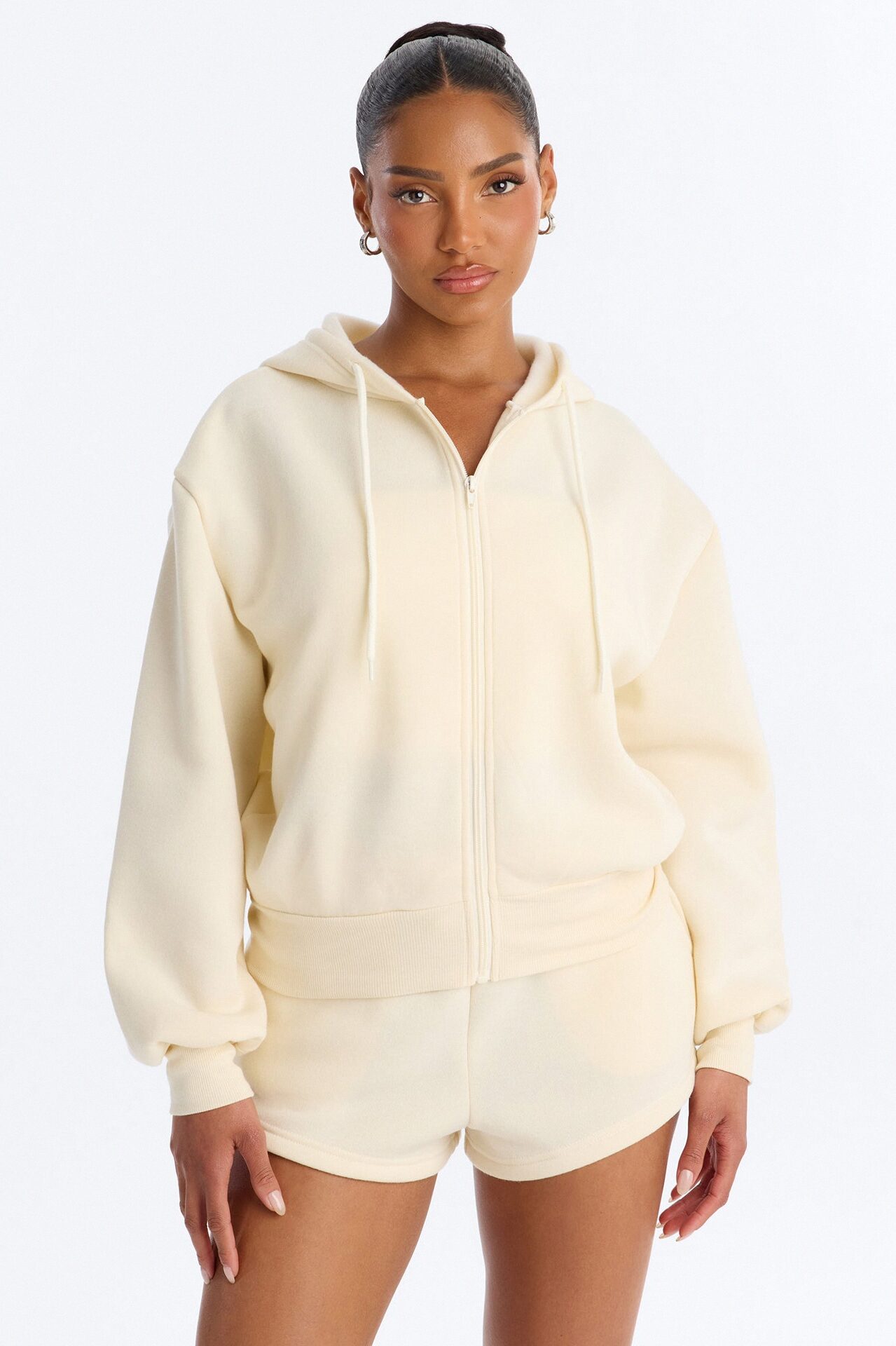 Bride To Be Fleece Short Set - White/Pink
