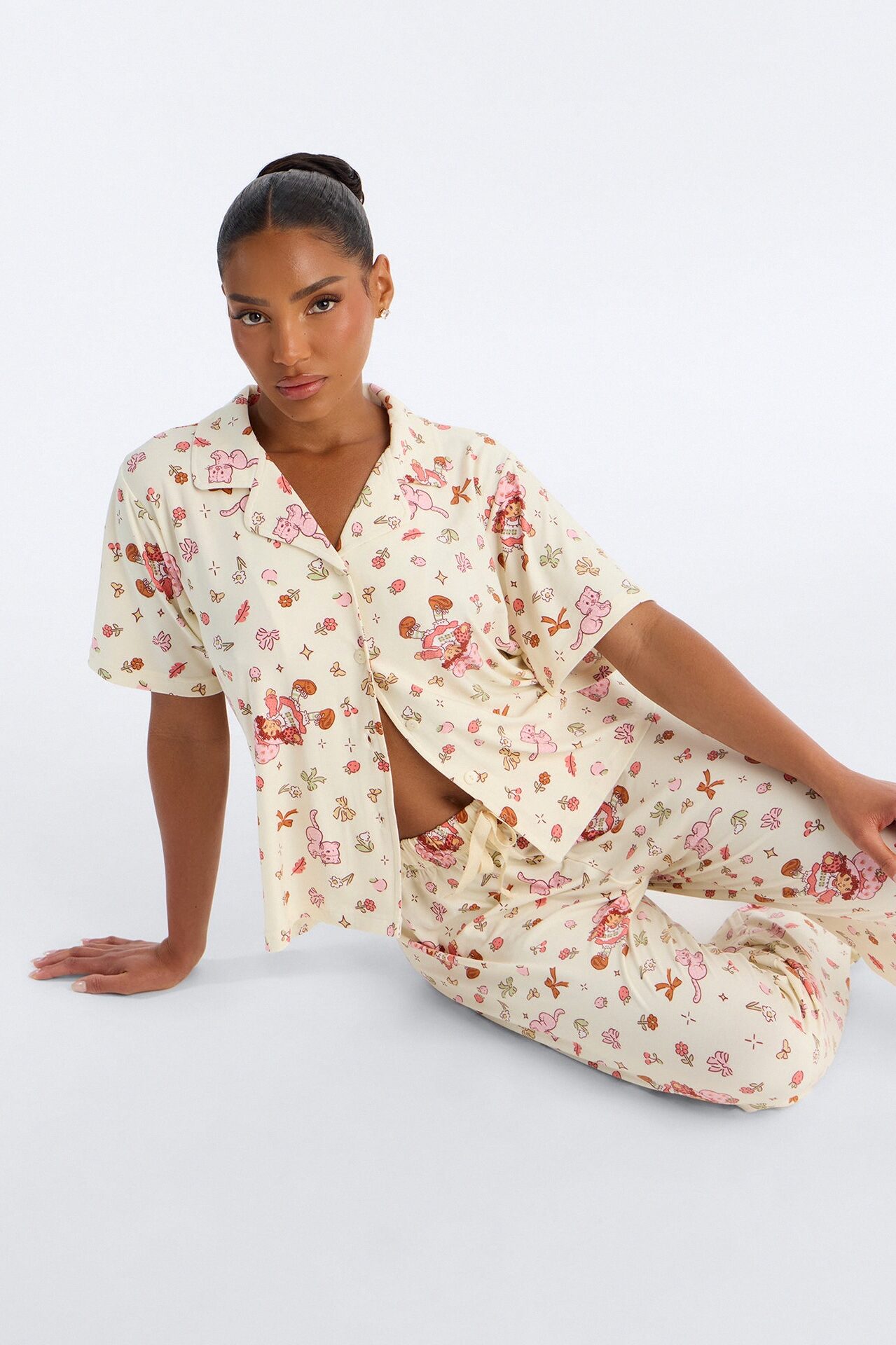 Strawberry Shortcake Iconic PJ Pant Set - Multi Color