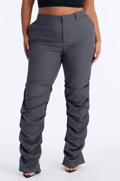 Take Notes Trouser Pant - Grey