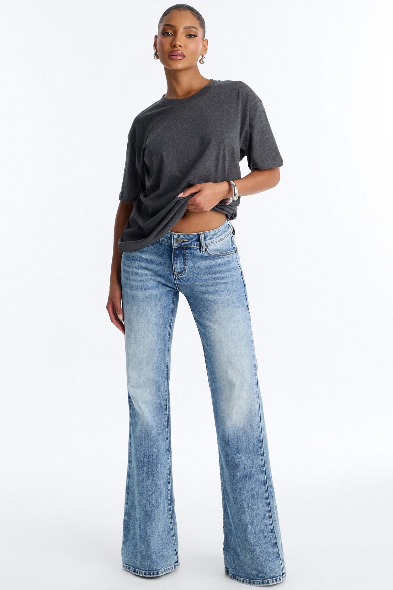 Random Tuesday Oversized T Shirt - Charcoal
